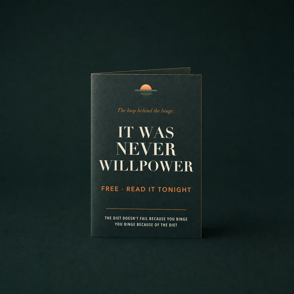 It Was Never Willpower — the free guide